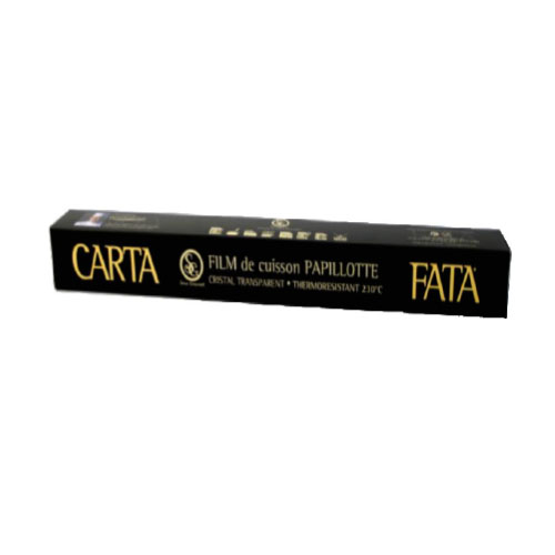 Innovations Culinaires - Carta Fata, papier film thermorésistant jusque 230  ° C, par Decorfood Italy